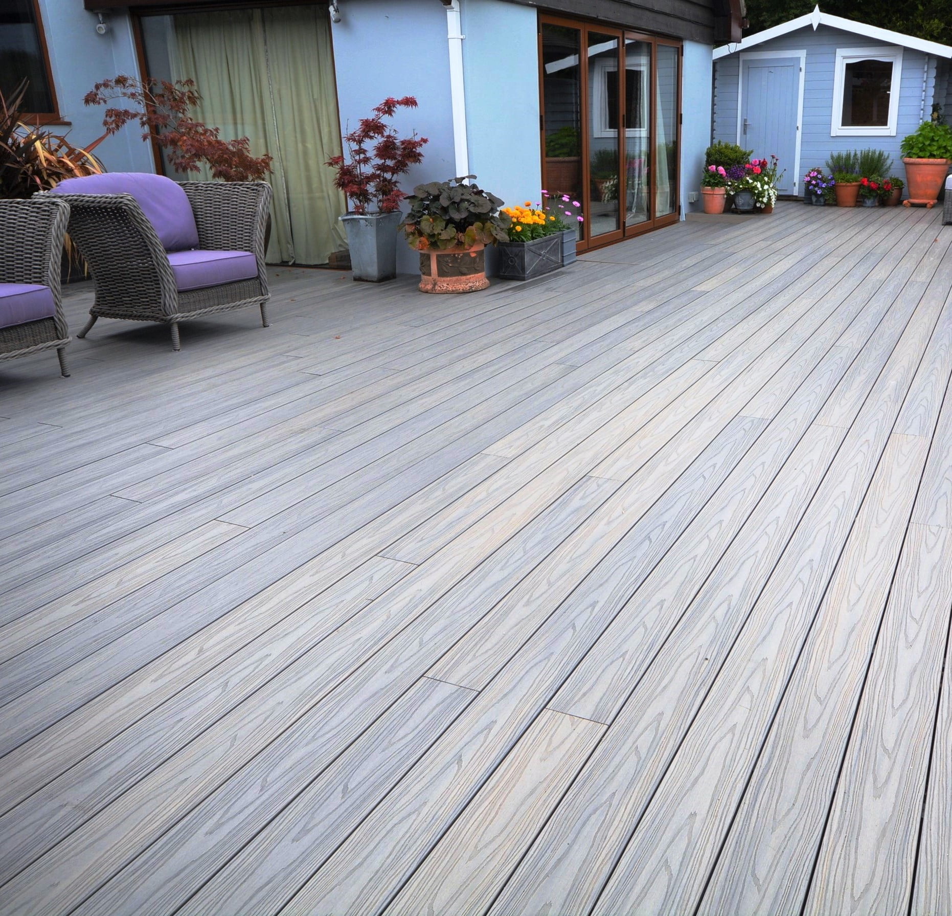 wooden composite decking duodeck yeovil