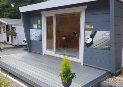 Cabin and Composite Decking Display Dorset