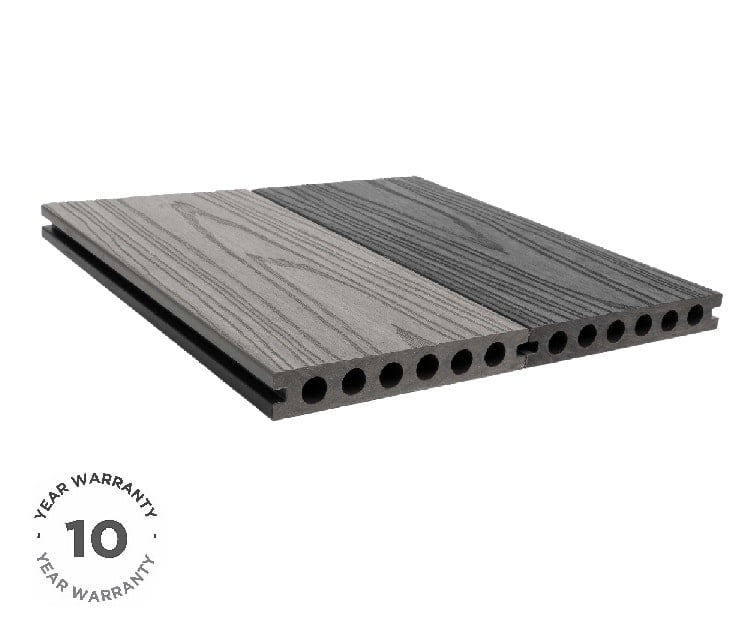DuoDeck composite decking boards 10 year warranty