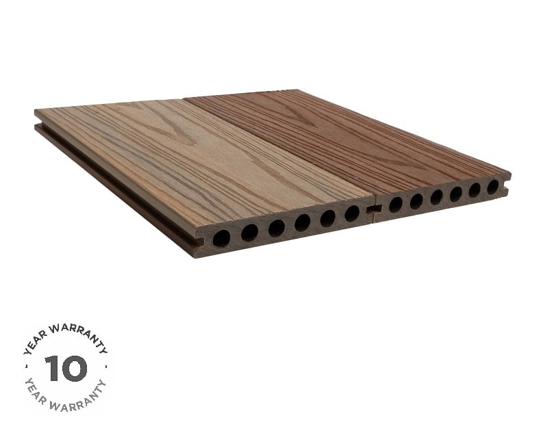 DuoDeck composite decking 10 year warranty