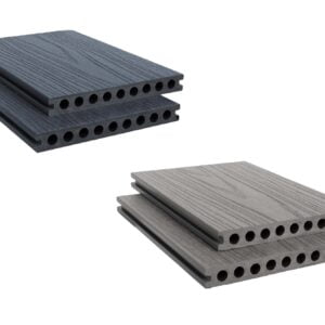 Wide DuoDeck composite decking boards